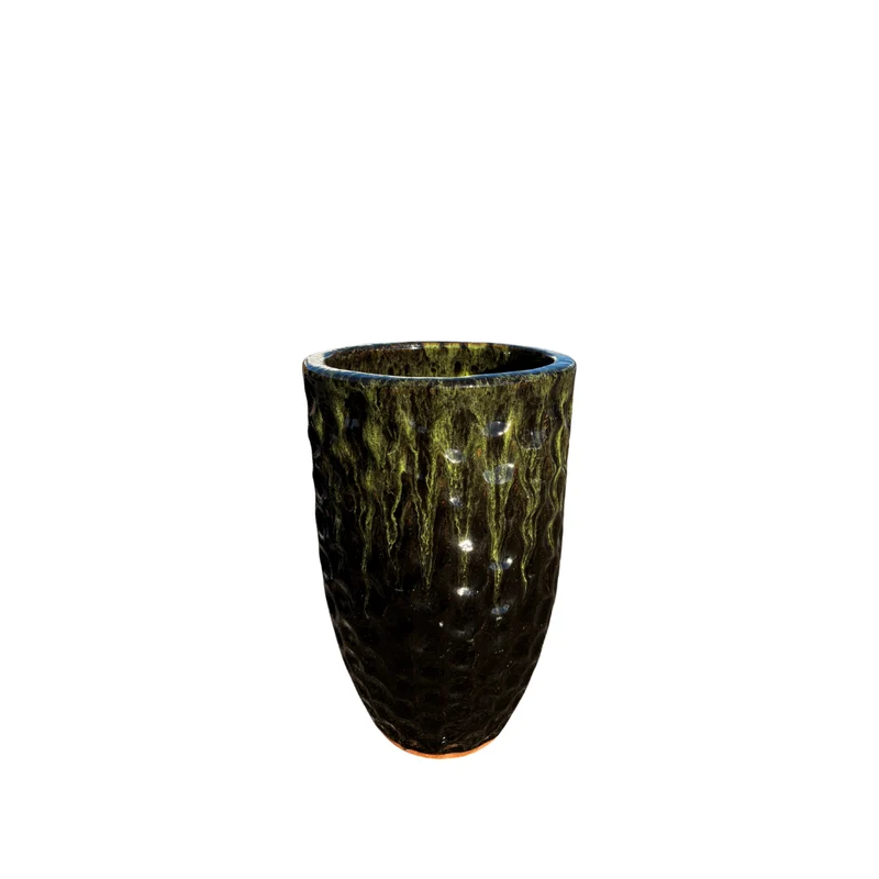 Pot MEROVEE 23x35cm noir et vert