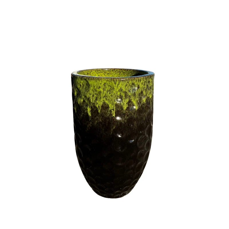 Pot MEROVEE 30x45cm noir et vert