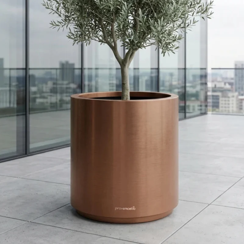 Pot METROPOLE 60x70cm cuivre