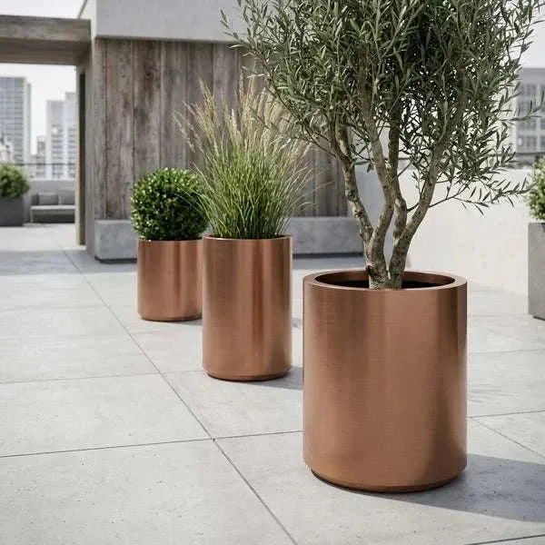 Pot METROPOLE 40x50cm cuivre