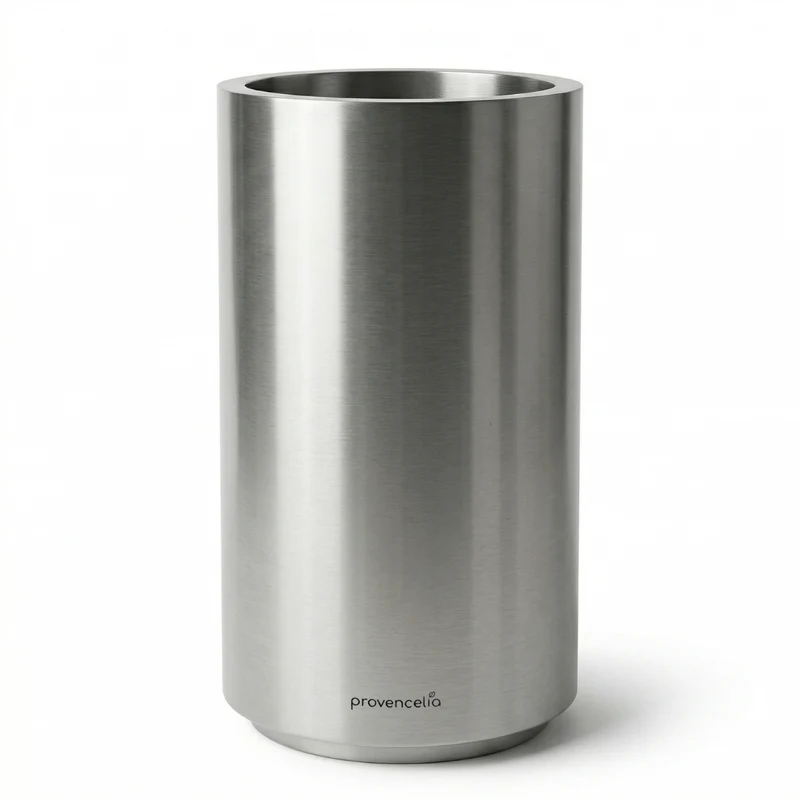 Pot METROPOLE 40x70cm inox brossé