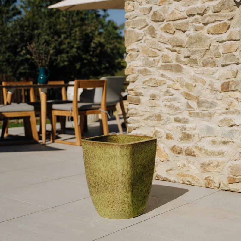 Pot VAUBAN 34x43cm vert lac
