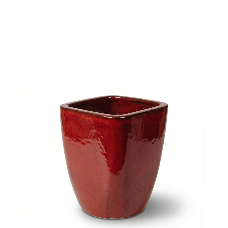Pot VAUBAN 18x21cm rouge tropical