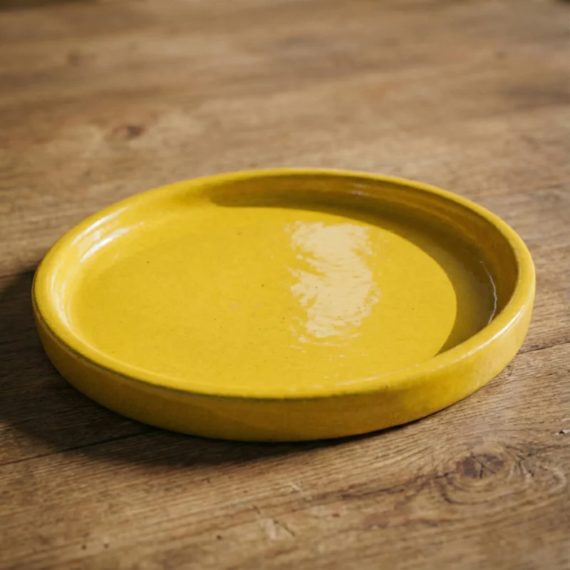 Soucoupe 20cm jaune