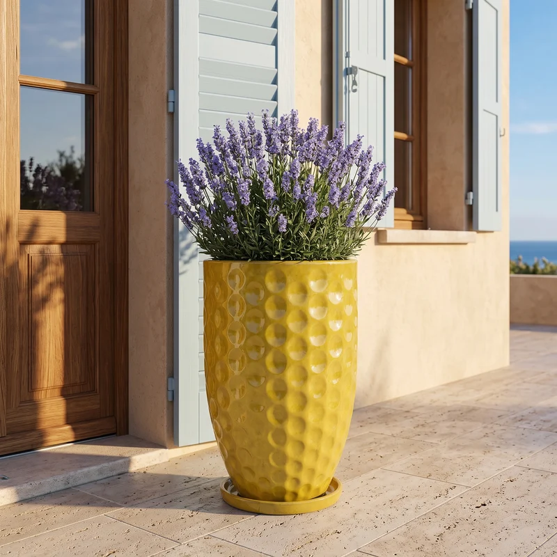 Pot MEROVEE 30x45cm, jaune