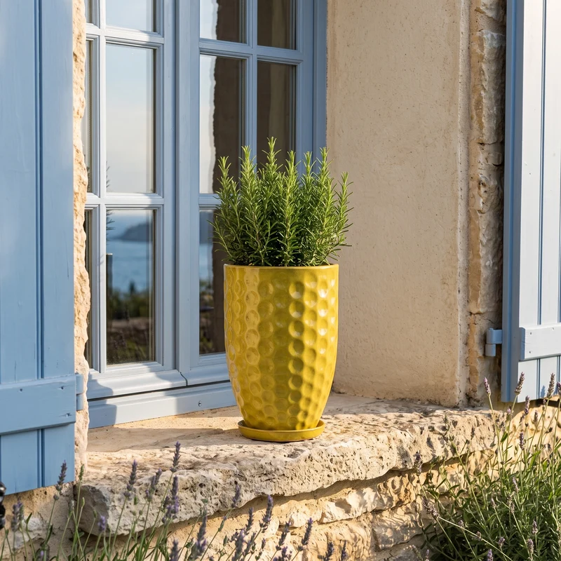 Pot MEROVEE 23x35cm, jaune