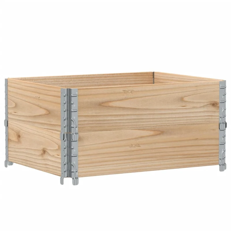 Jardinera De Madera Maciza De Pino 80x60 Cm