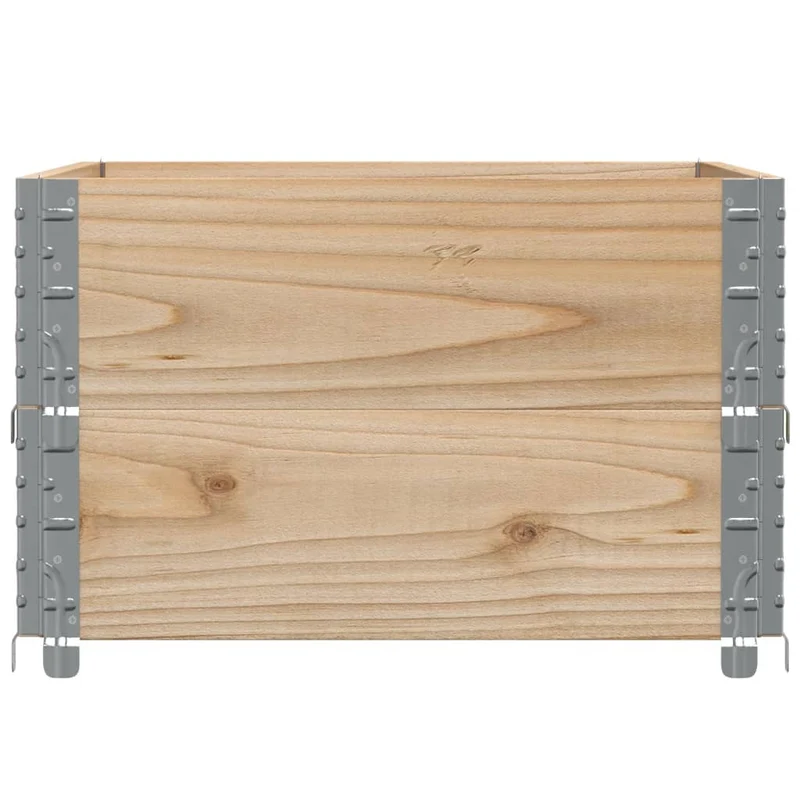 Jardinera De Madera Maciza De Pino 80x60 Cm