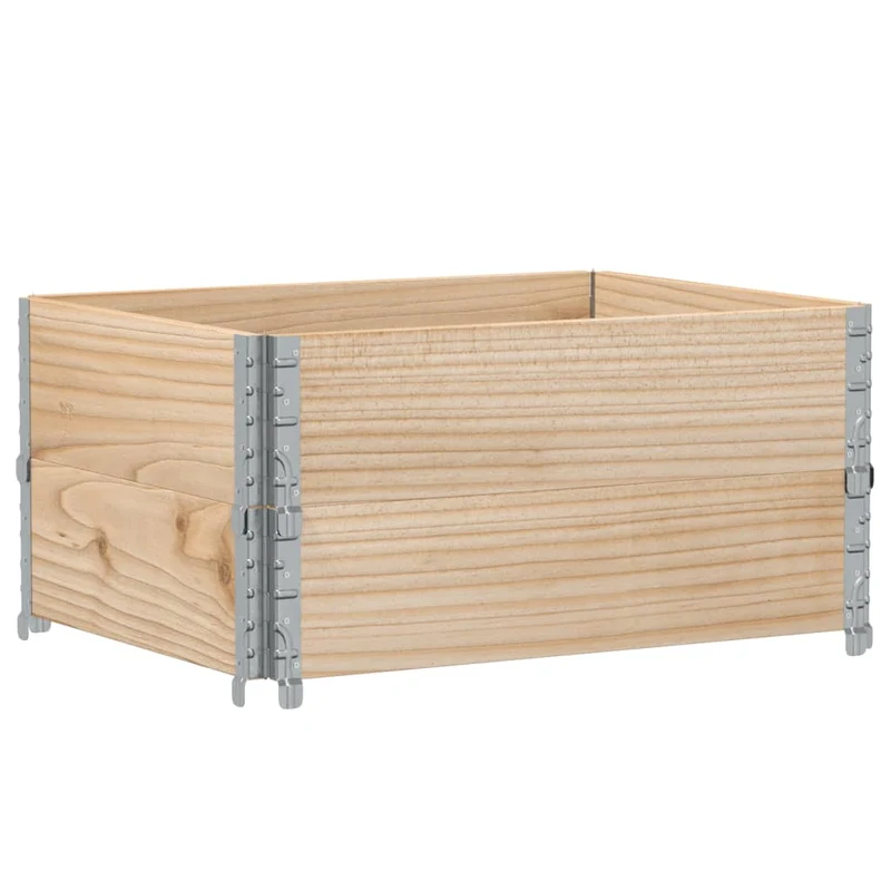 Jardinera De Madera Maciza De Pino 80x60 Cm