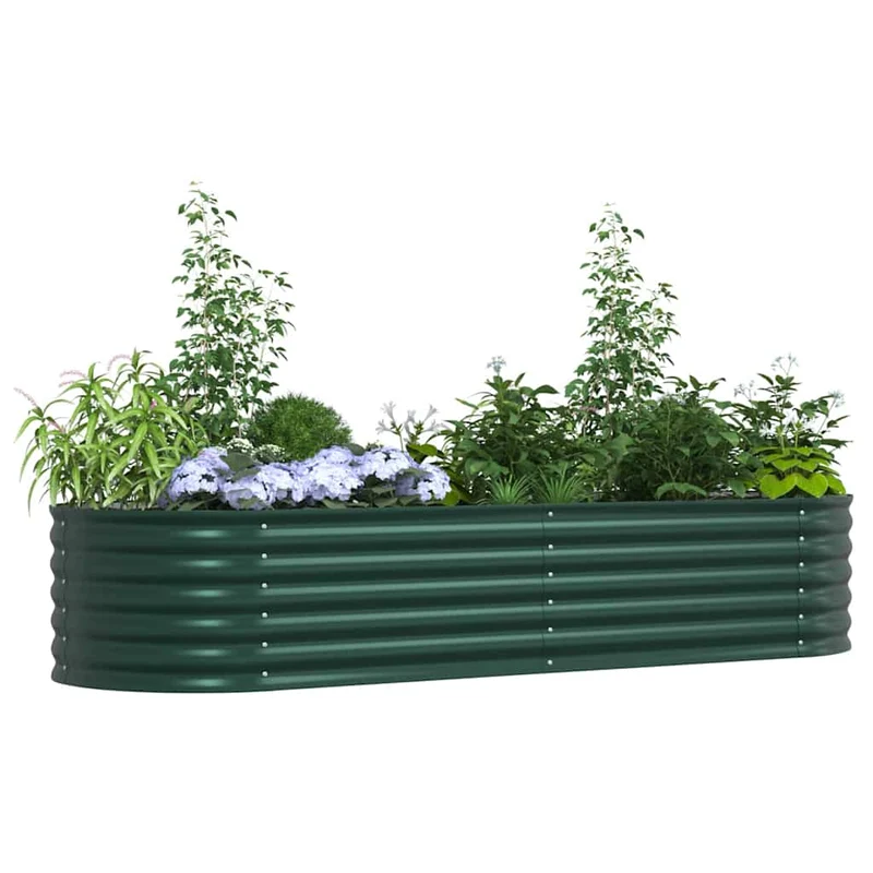 Cama Elevada Verde 240 X 80 X 44 Cm Acero