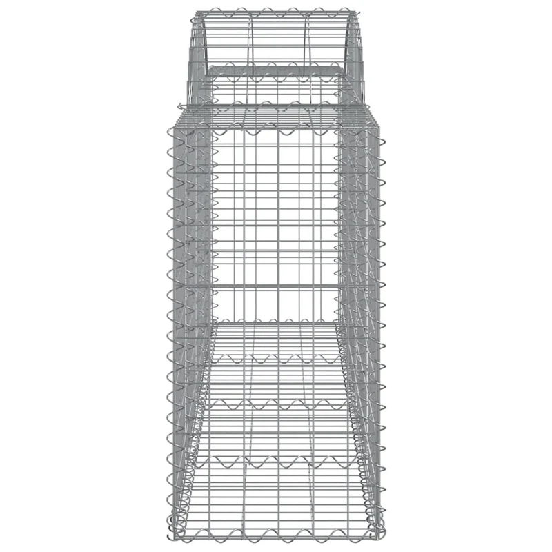 Cestas De Gaviones 50 Uds Forma De Arco Hierro 200x50x80/100 Cm