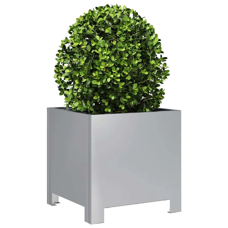 Jardinera Hexagonal De Acero Galvanizado 30x30x30 Cm
