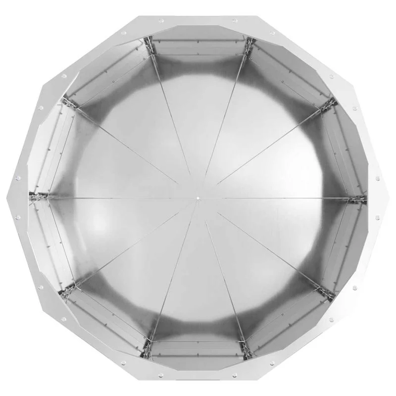 Jardinera Plateado 60 X 60 X 35 Cm Acero Galvanizado