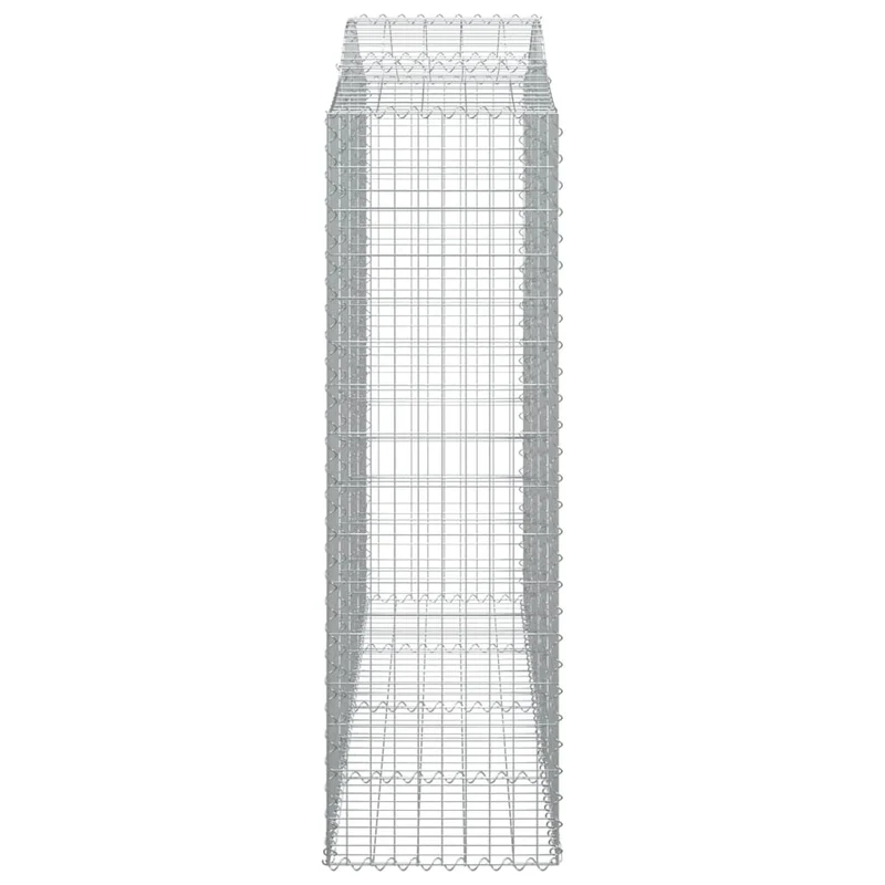Cestas De Gaviones 3 Uds Forma De Arco Hierro 200x50x160/180 Cm