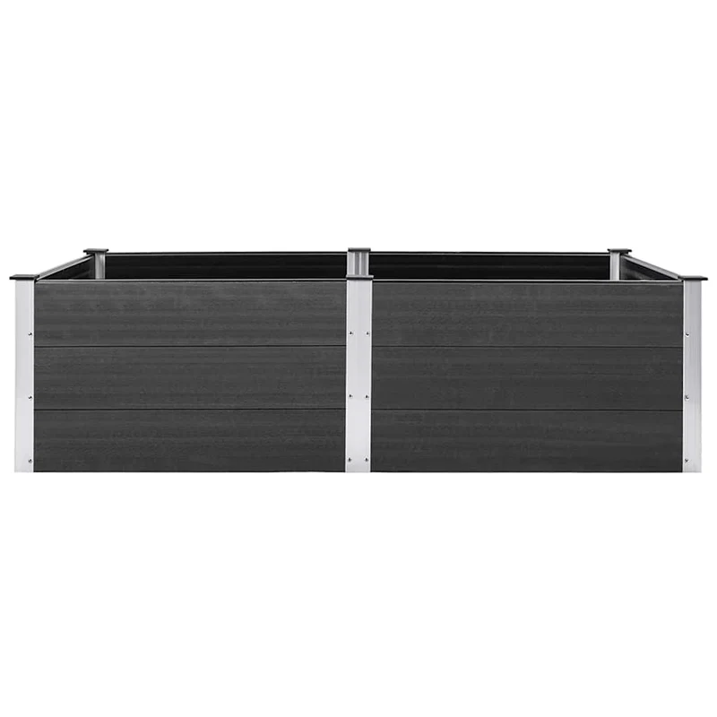 Arriate De Wpc Gris 200x100x54 Cm