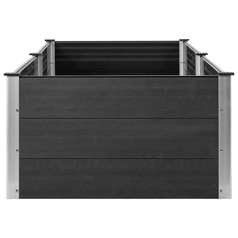 Arriate De Wpc Gris 200x100x54 Cm