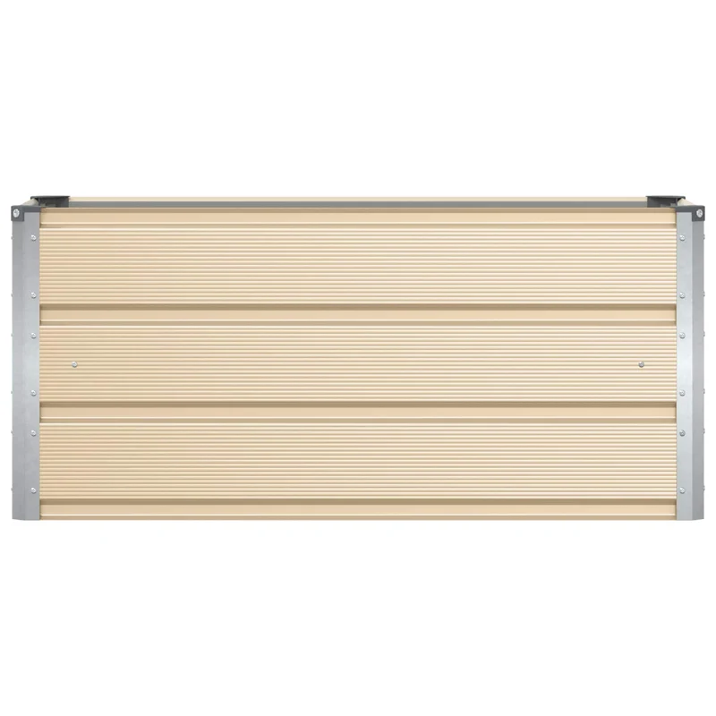 Jardinera Marfil 100 X 40 X 45 Cm Acero