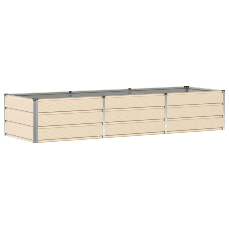 Jardinera Marfil 240 X 80 X 45 Cm Acero