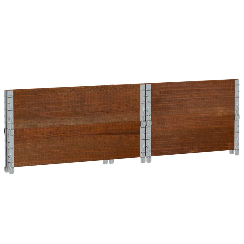 Jardinera De Madera Maciza De Pino Marrón 80x60 Cm