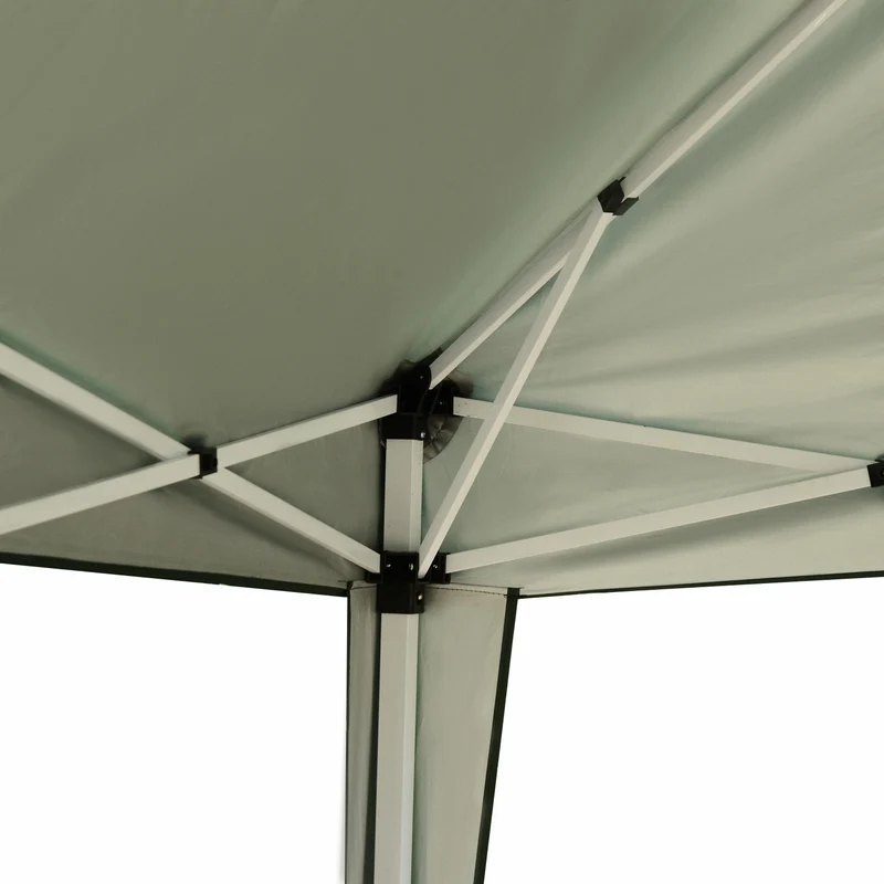 Outsunny Carpa Plegable 3x3 M Con Bolsa De Transporte Altura Ajustable Verde