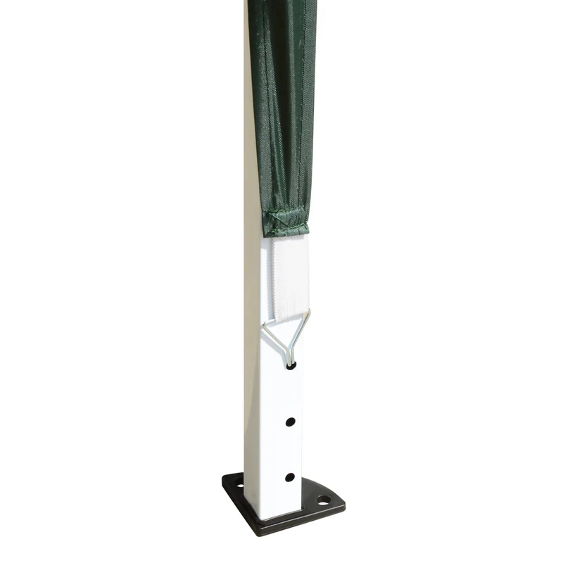 Outsunny Carpa Plegable 3x3 M Con Bolsa De Transporte Altura Ajustable Verde