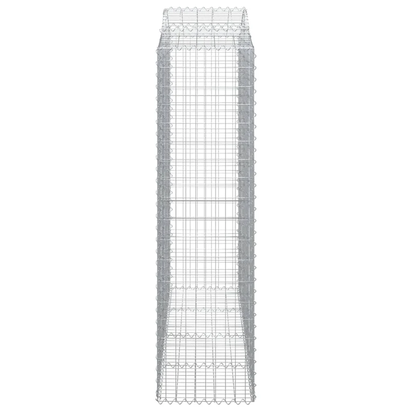 Cestas De Gaviones 3 Uds Forma De Arco Hierro 200x50x180/200 Cm