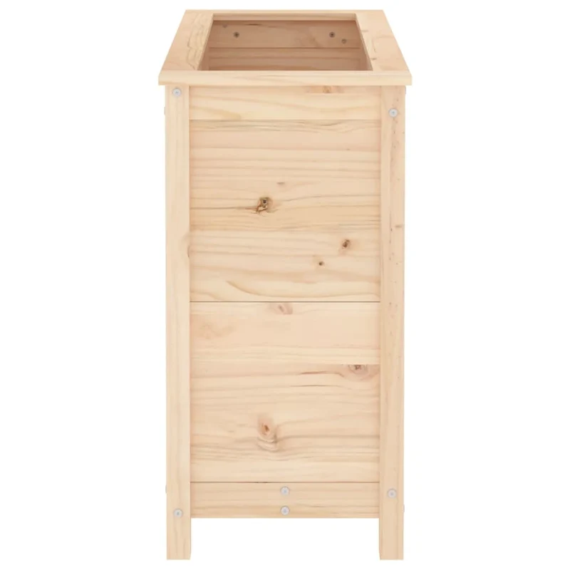 Jardinera Madera Maciza De Pino 82,5x40x78 Cm