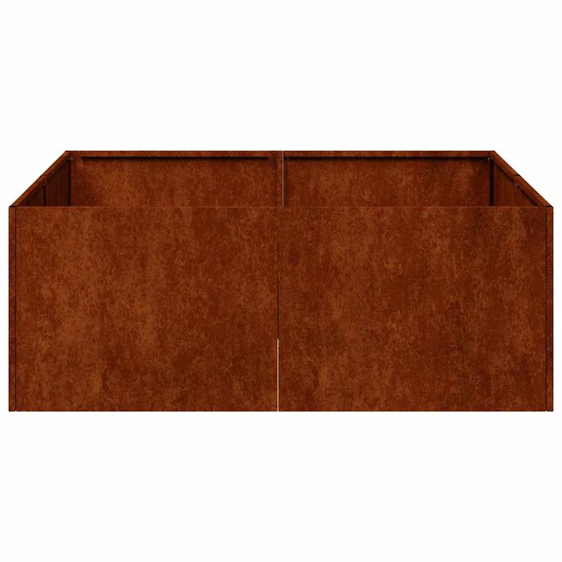 Macetero De Jardín Oxidado 80 X 80 X 30 Cm