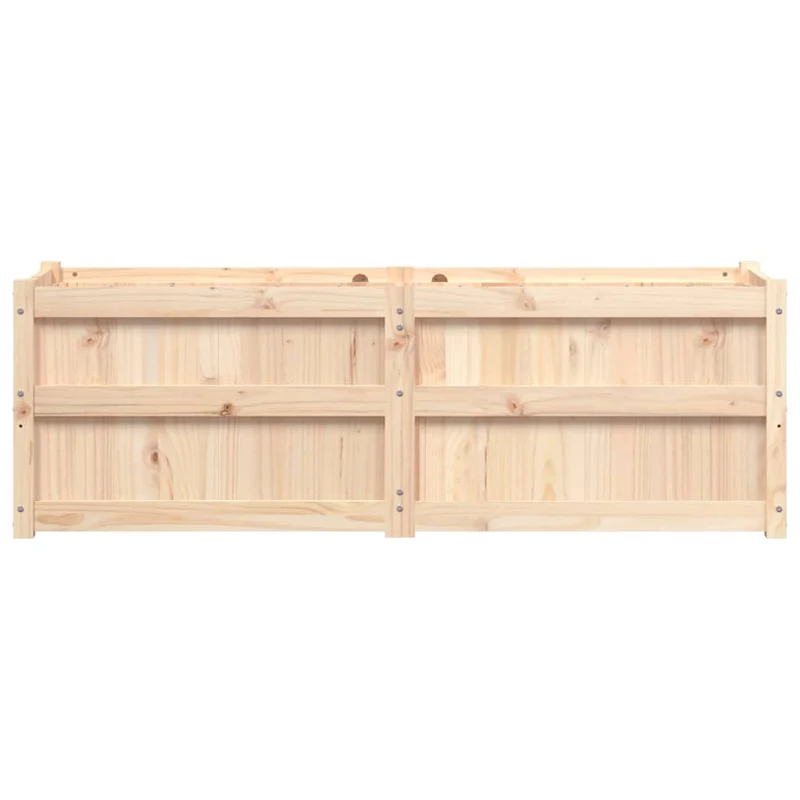 Jardinera De Madera Maciza De Pino 150x50x50 Cm
