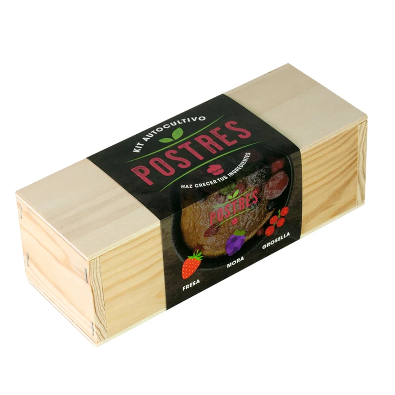 Kit Autocultivo Postres Fresa, Menta y Mora | Ideal para Repostería y Smoothies - Resetea