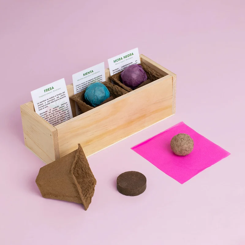 Kit Autocultivo Postres Fresa, Menta y Mora | Ideal para Repostería y Smoothies - Resetea