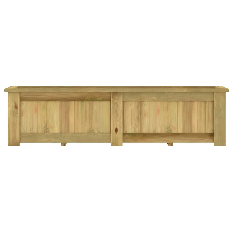 Arriate De Madera De Pino Impregnada 196x50x50 Cm