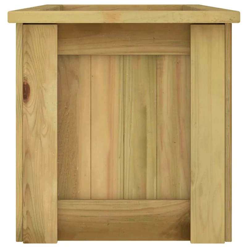 Arriate De Madera De Pino Impregnada 196x50x50 Cm