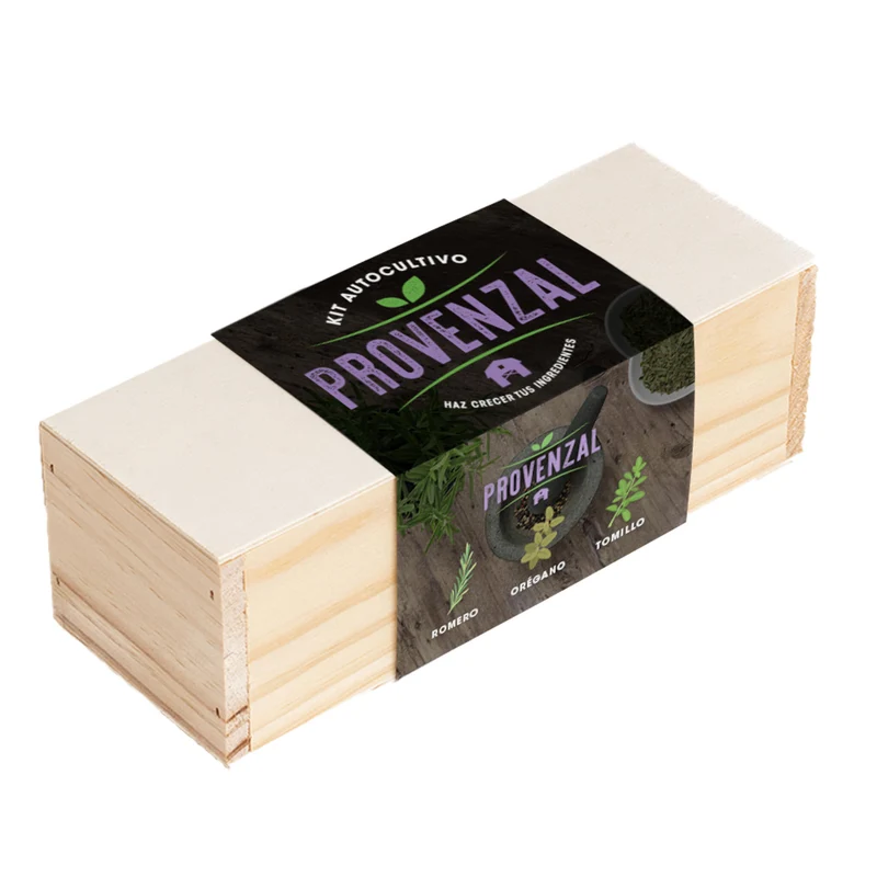 Kit Autocultivo Provenzal Romero, Orégano y Tomillo | Aromáticas Mediterráneas - Resetea