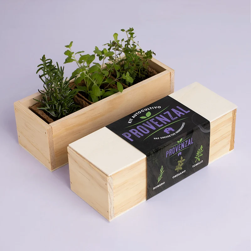 Kit Autocultivo Provenzal Romero, Orégano y Tomillo | Aromáticas Mediterráneas - Resetea