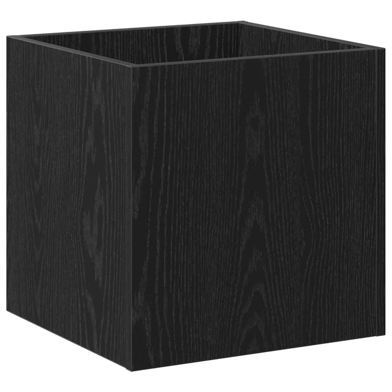 Caja De Macetas Roble Negro 40 X 40 X 40 Cm