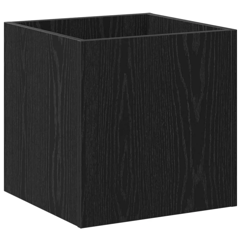 Caja De Macetas Roble Negro 40 X 40 X 40 Cm