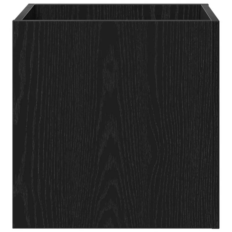 Caja De Macetas Roble Negro 40 X 40 X 40 Cm