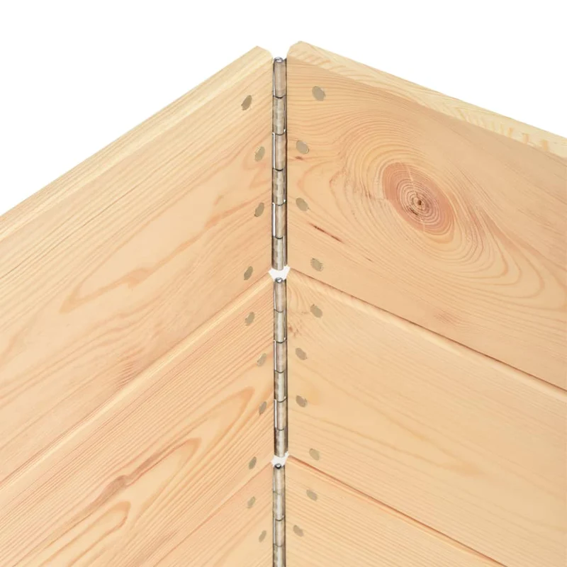 Arriates De Madera Maciza De Pino 3 Unidades 50x100 Cm