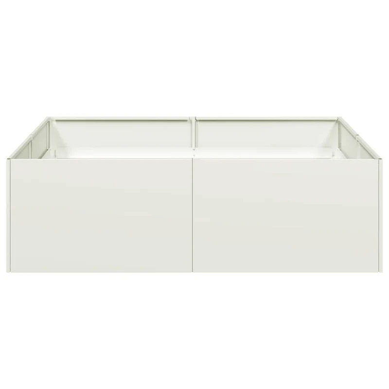 Jardinera Acero Blanco 100x100x30 Cm