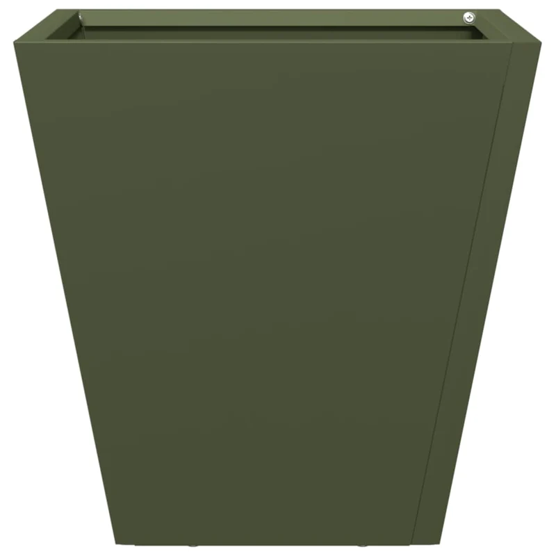 Jardinera Hexagonal Acero Verde Oliva 30x30x30 Cm