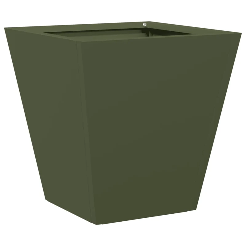 Jardinera Hexagonal Acero Verde Oliva 30x30x30 Cm