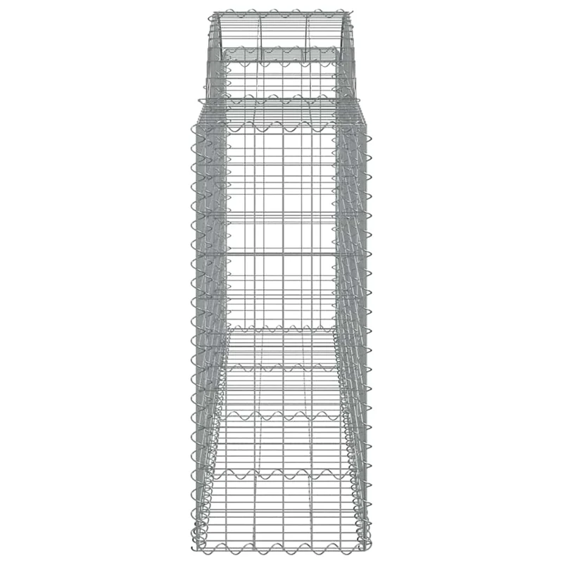 Cestas De Gaviones 8 Uds Forma De Arco Hierro 200x50x100/120cm