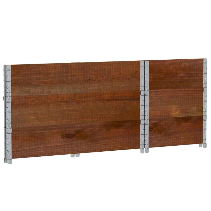 Jardinera De Madera Maciza De Pino Marrón 100x50 Cm