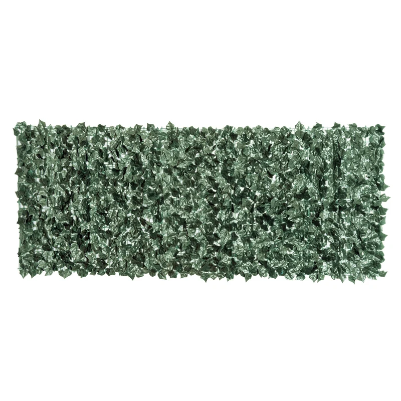Outsunny Seto Artificial Ocultación Jardín 2,4x1 M Para Terraza Balcón Exterior