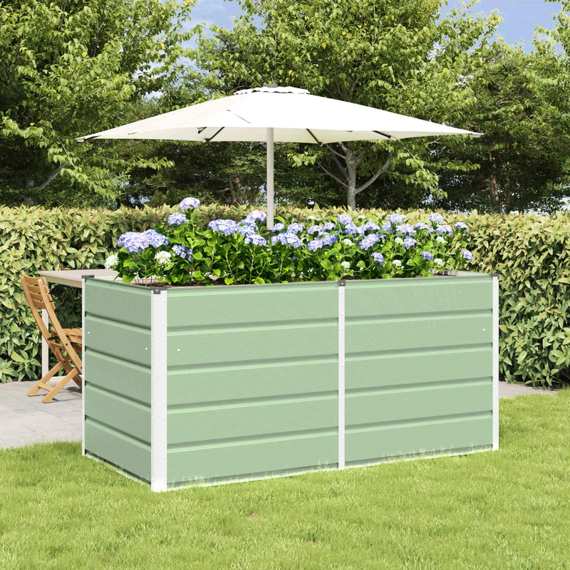 Jardinera Verde 160 X 80 X 75 Cm Acero