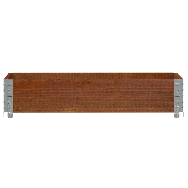 Jardinera De Madera Maciza De Pino Marrón 100x50 Cm