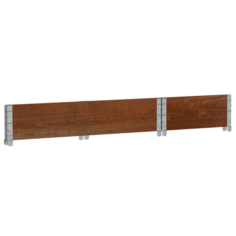 Jardinera De Madera Maciza De Pino Marrón 100x50 Cm