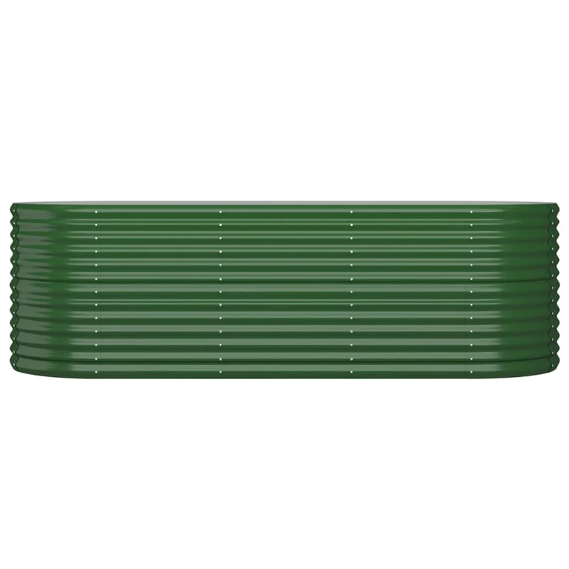 Jardinera Arriate Acero Galvanizado Verde 224x80x68 Cm