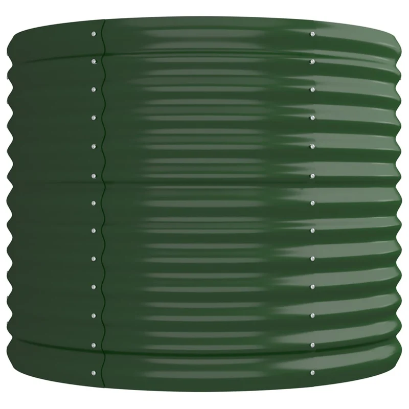 Jardinera Arriate Acero Galvanizado Verde 224x80x68 Cm